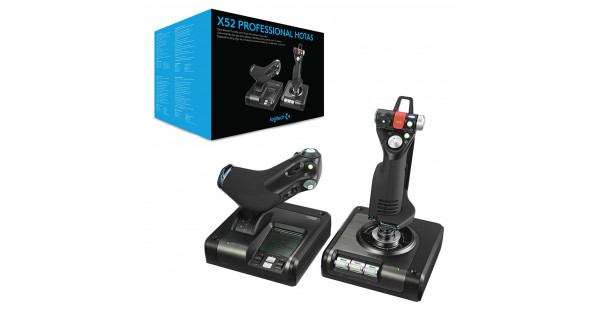 LOGITECH X52 PROFESSIONAL H.O.T.A.S. FLIGHT STICK